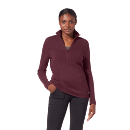 Royal Robbins Women’s Sweaters Red Model Close-up 62891