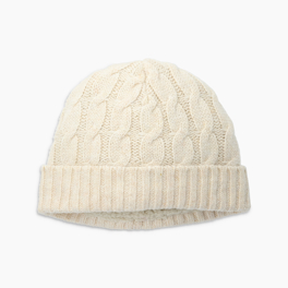 Royal Robbins Baylands Lined Beanie Unisex Hats White Main Front 77272