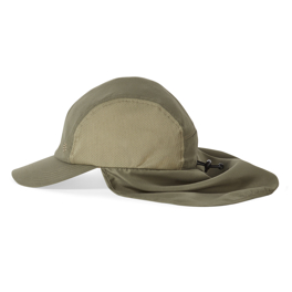 Royal Robbins Bug Barrier Convertible Sun Cap Unisex Hats Green Main Front 30677