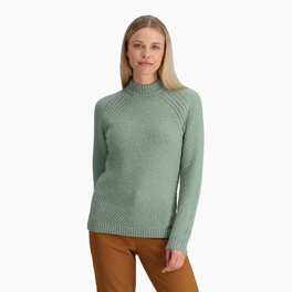 Royal Robbins Women’s Sweaters Grey, Green Model Close-up 77555
