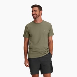 Royal Robbins Men’s T-shirts & Tanks Green Model Close-up 81888