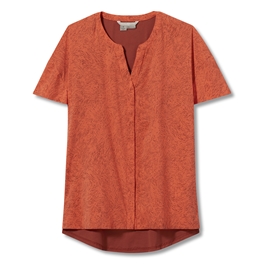 Royal Robbins Spotless Evolution S/S Women’s T-shirts & Tanks Orange Main Front 72825