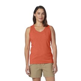 Royal Robbins Women’s T-shirts & Tanks Orange Model Close-up 73007