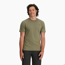 Royal Robbins Men’s T-shirts & Tanks Green Model Close-up 81900