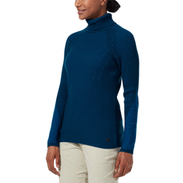 Royal Robbins Women’s Sweaters Blue Model Close-up 40939
