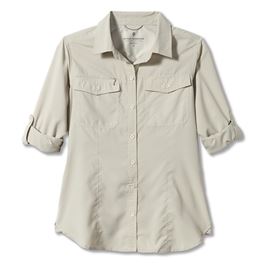 Royal Robbins Expedition Long Sleeve Women’s Shirts Beige Main Front 30334