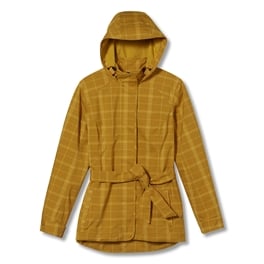 Royal Robbins Mobile Waterproof Trench Women’s Jackets Yellow Main Front 39852