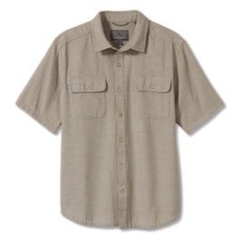 Royal Robbins Cool Mesh Eco S/S Men’s Shirts Brown Main Front 30867