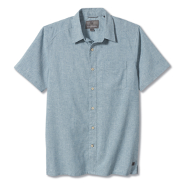 Royal Robbins Hempline S/S Men’s Shirts Blue Main Front 30897