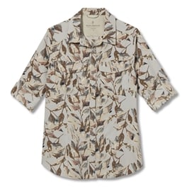 Royal Robbins Bug Barrier Expedition II L/S Print Beige Women’s