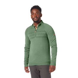 Royal Robbins Men’s Sweaters Green Model Close-up 61866