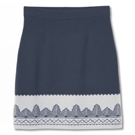 Royal Robbins All Season Merino Skirt II Women’s Skirts & Skorts Grey, Blue Main Front