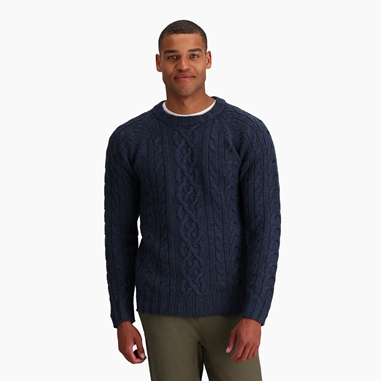 Royal Robbins Men’s Sweaters Blue Model Close-up 77480