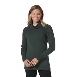 Royal Robbins Women’s Sweaters Black, Green Model Close-up