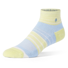 Royal Robbins Treetech Quarter Pattern Sock Unisex Socks Blue Main Front 55408