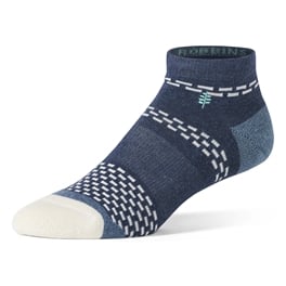 Royal Robbins Treetech Micro Pattern Sock Unisex Socks Blue Main Front 55422
