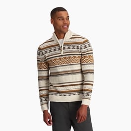 Royal Robbins Men’s Sweaters White Model Close-up 77637