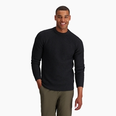 Royal Robbins Men’s Sweaters Black, Grey Model Close-up 77464