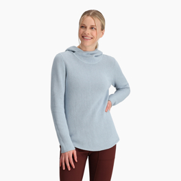 Royal Robbins Women’s Sweaters Blue Model Close-up 77567