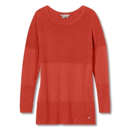 Royal Robbins Westlands Pullover Women’s Sweaters Red Main Front 62874