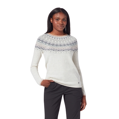 Royal Robbins Women’s Sweaters White Model Close-up 62894
