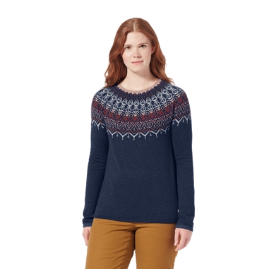 Royal Robbins Women’s Sweaters Blue Model Close-up 62900