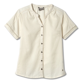 Royal Robbins Cool Mesh Eco S/S Women’s Shirts White Main Front 44982